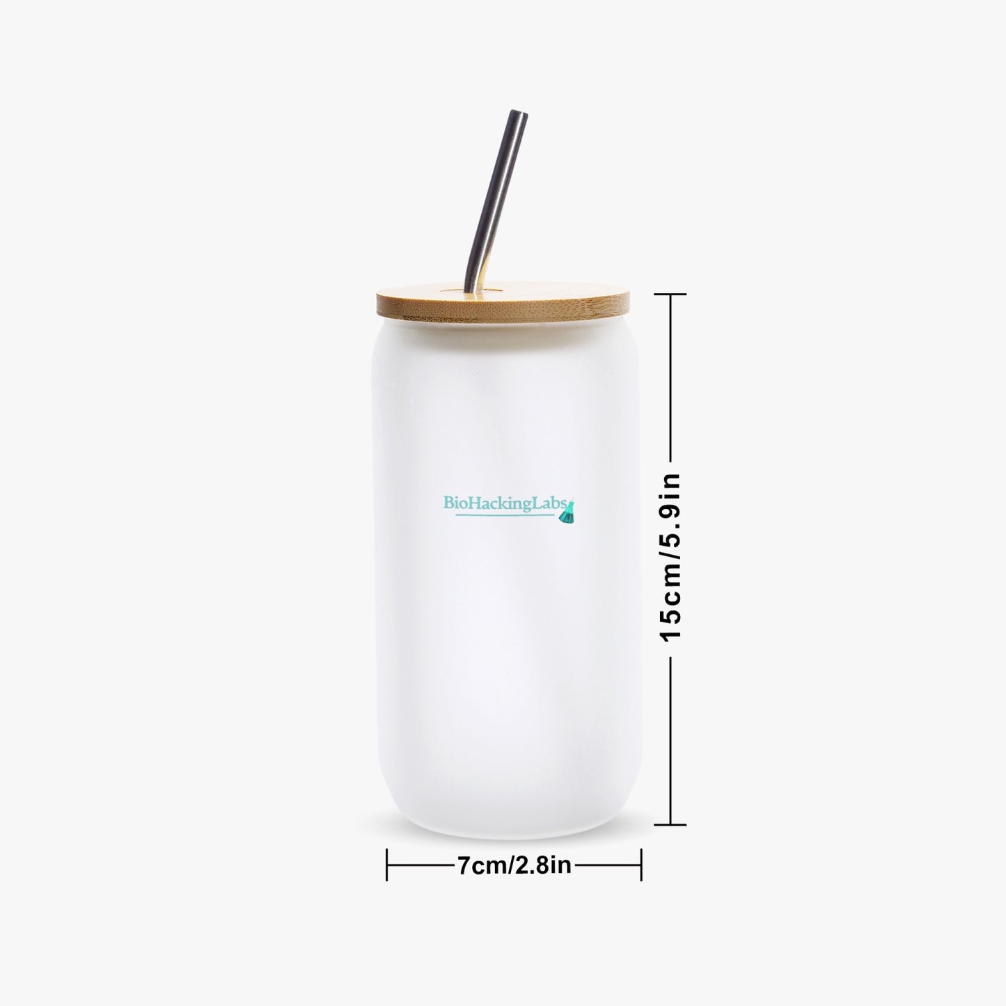 Frosted (Glass & Bamboo) Cup