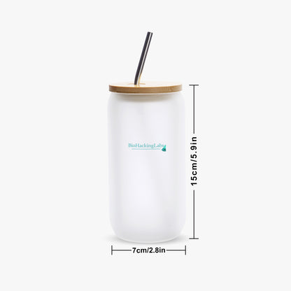 Frosted (Glass & Bamboo) Cup